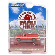 48080B-GRL FORD F-100 Farm and Ranch Special пикап 1970 Candy Apple Red, 1:64